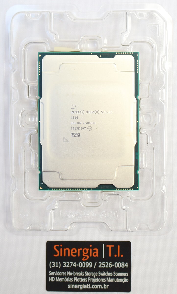 Peça do Fabricante 3P6VG Processador Intel Xeon Silver 4310 de doze núcleos de, 2.1GHz 12C/24T, 10.4GT/s, 18M Cache, Turbo, HT (120W) DDR4-2666 original genuíno Dell