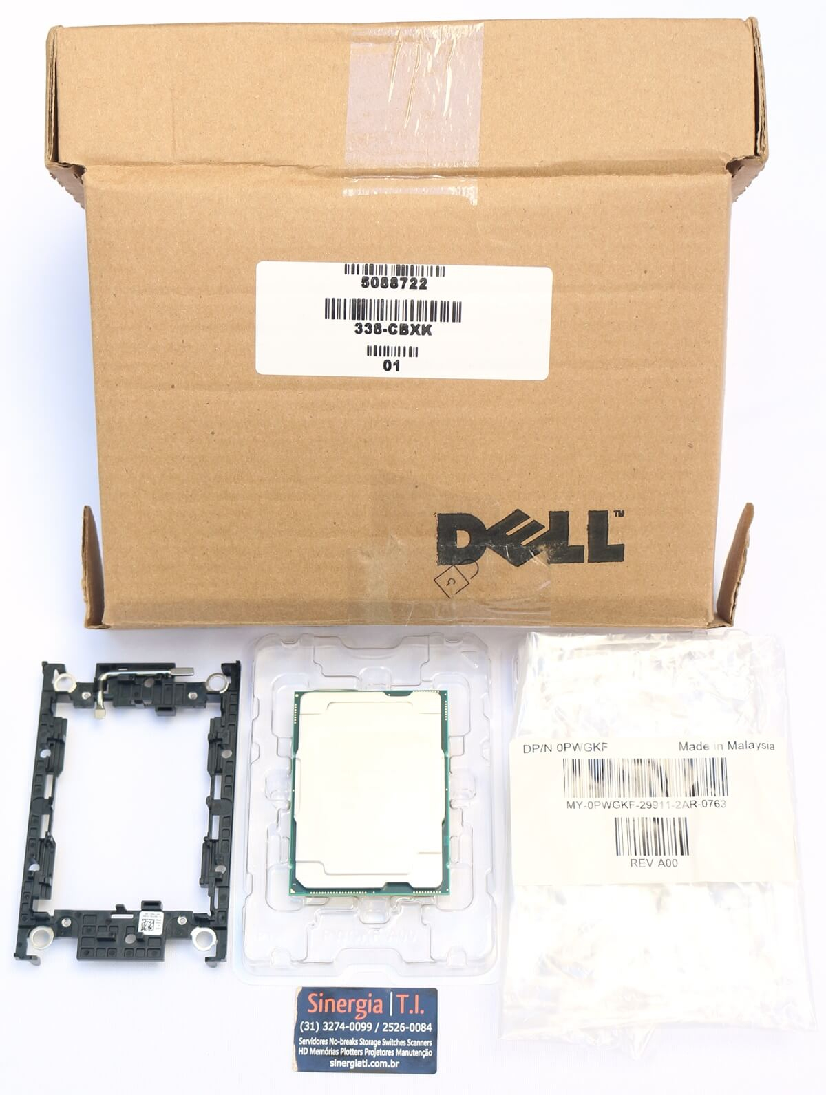 Peça do Fabricante 3P6VG Processador Intel Xeon Silver 4310 de doze núcleos de, 2.1GHz 12C/24T, 10.4GT/s, 18M Cache, Turbo, HT (120W) DDR4-2666 pronta entrega em estoque