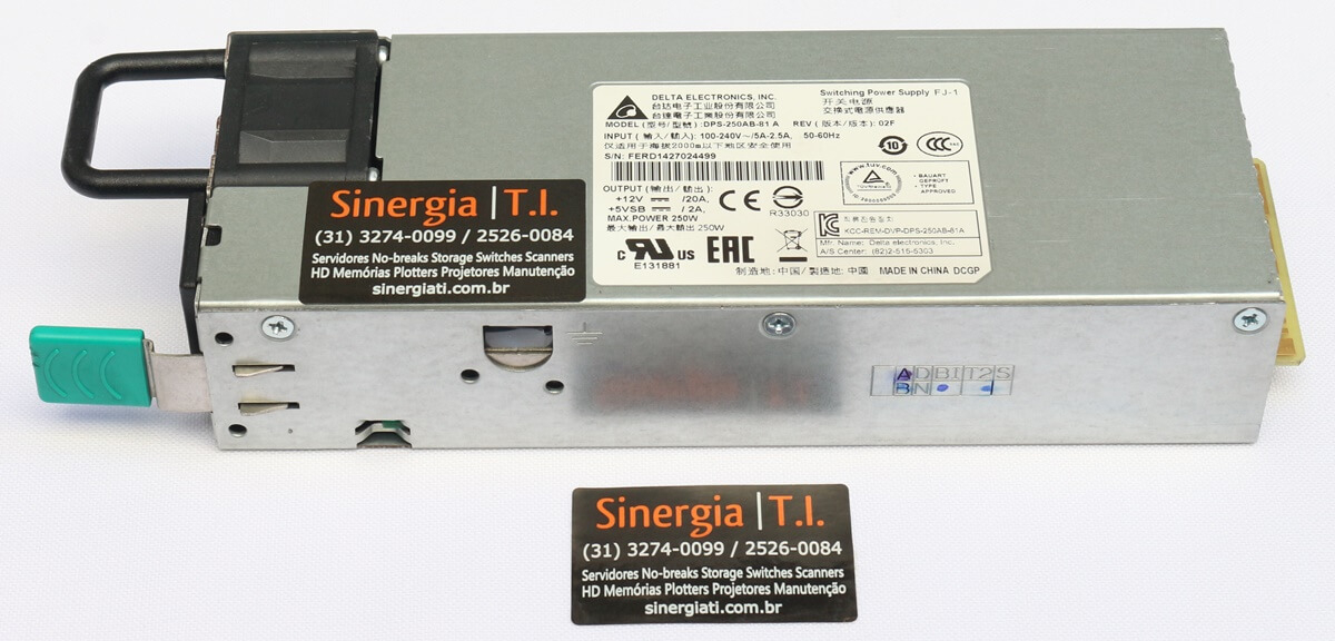 Switching Power Supply FJ-1 Model Fonte Qnap para Storage NAS modelo TS-469U-RP pronta entrega