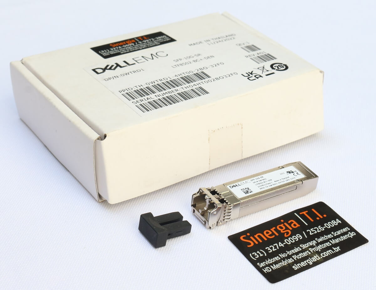 PPID:TH-0WTRD1-4HT00-2BO Transceiver Dell SFP-10G-SR 300 metros 10GbE Duplex LC transceptor SFP+ pronta entrega em estoque